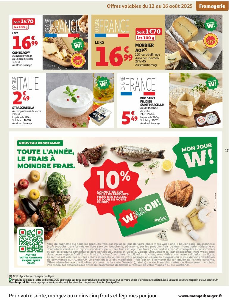 auchan - Auchan - C'est bon de rentrer moins cher folder geldig vanaf 12/08 - 24/08 - page: 17 auchan - Auchan - C'est bon de rentrer moins cher folder geldig vanaf 12/08 - 24/08 - page: 17