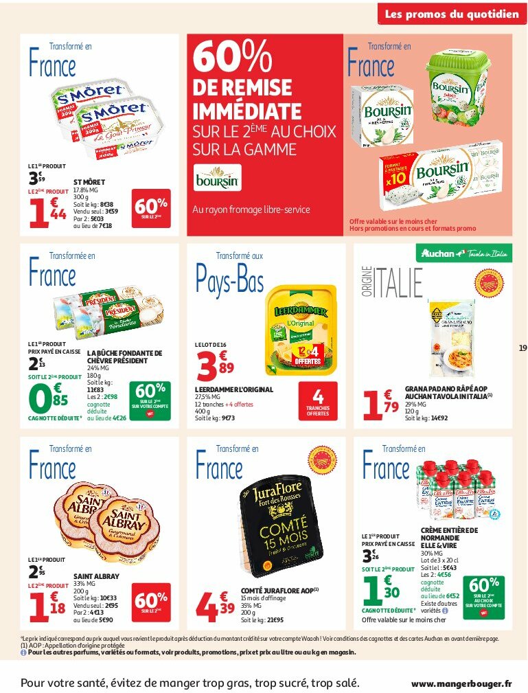 auchan - Auchan - C'est bon de rentrer moins cher folder geldig vanaf 12/08 - 24/08 - page: 19 auchan - Auchan - C'est bon de rentrer moins cher folder geldig vanaf 12/08 - 24/08 - page: 19