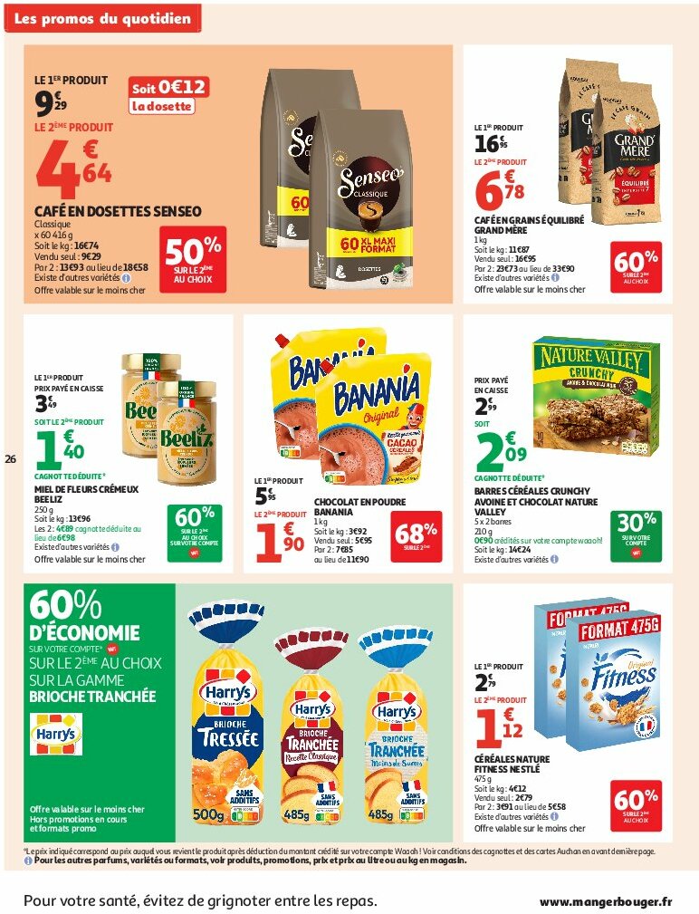 auchan - Auchan - C'est bon de rentrer moins cher folder geldig vanaf 12/08 - 24/08 - page: 26 auchan - Auchan - C'est bon de rentrer moins cher folder geldig vanaf 12/08 - 24/08 - page: 26