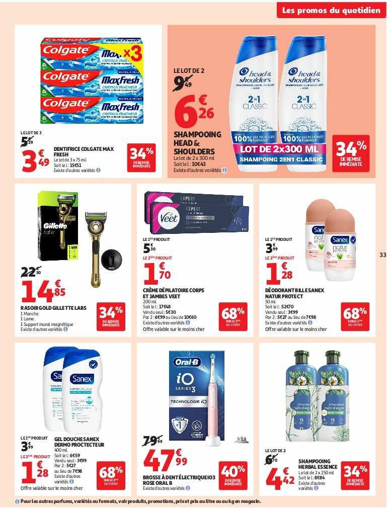 auchan - Auchan - C'est bon de rentrer moins cher folder geldig vanaf 12/08 - 24/08 - page: 33 auchan - Auchan - C'est bon de rentrer moins cher folder geldig vanaf 12/08 - 24/08 - page: 33