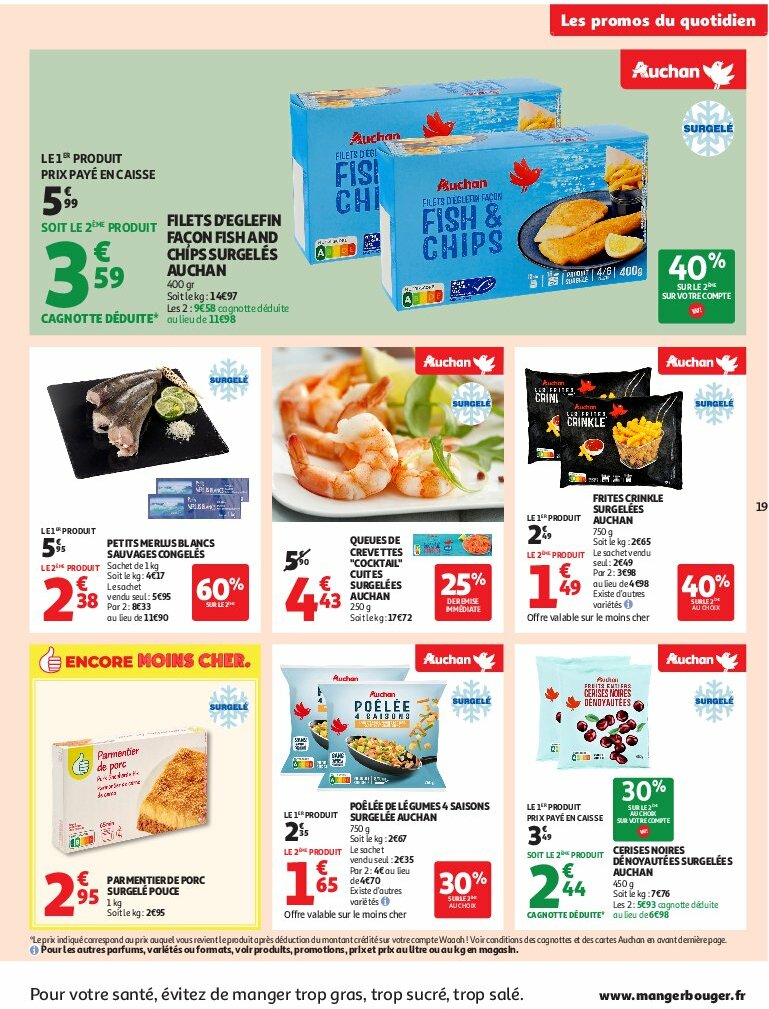 auchan - Auchan Supermarché - C'est bon de rentrer moins cher folder geldig vanaf 12/08 - 16/08 - page: 19