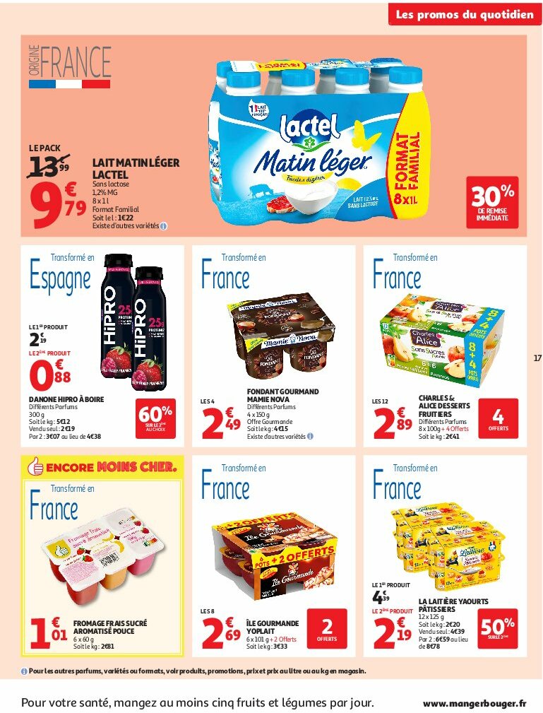auchan - Auchan Supermarché - C'est bon de rentrer moins cher folder geldig vanaf 12/08 - 16/08 - page: 17
