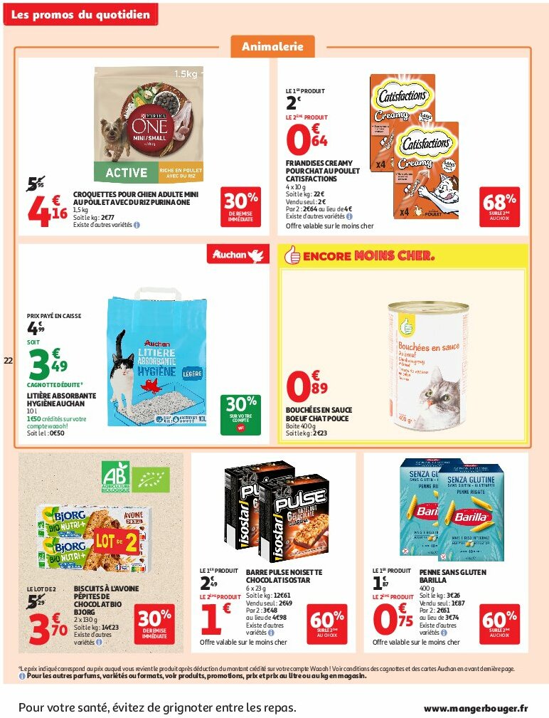auchan - Auchan Supermarché - C'est bon de rentrer moins cher folder geldig vanaf 12/08 - 16/08 - page: 22