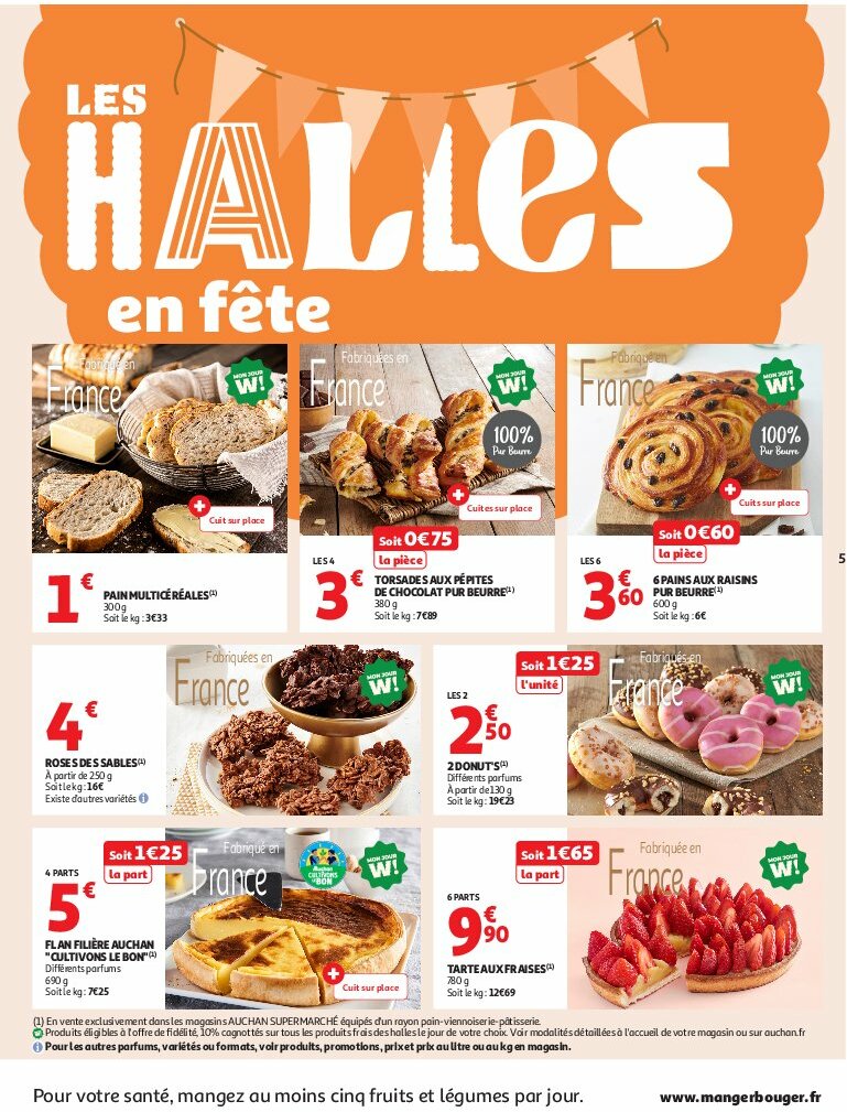 auchan - Auchan Supermarché - C'est bon de rentrer moins cher folder geldig vanaf 12/08 - 16/08 - page: 5