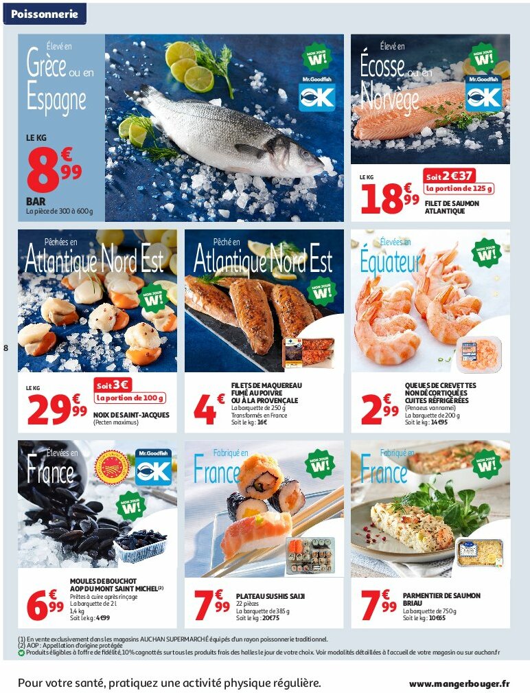 auchan - Auchan Supermarché - C'est bon de rentrer moins cher folder geldig vanaf 12/08 - 16/08 - page: 8