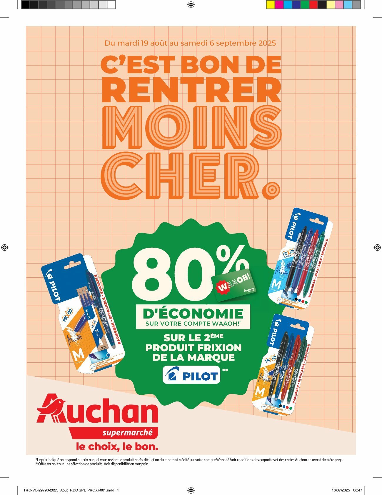 auchan - Auchan - Rentrée des classes folder geldig vanaf 19/08 - 06/09