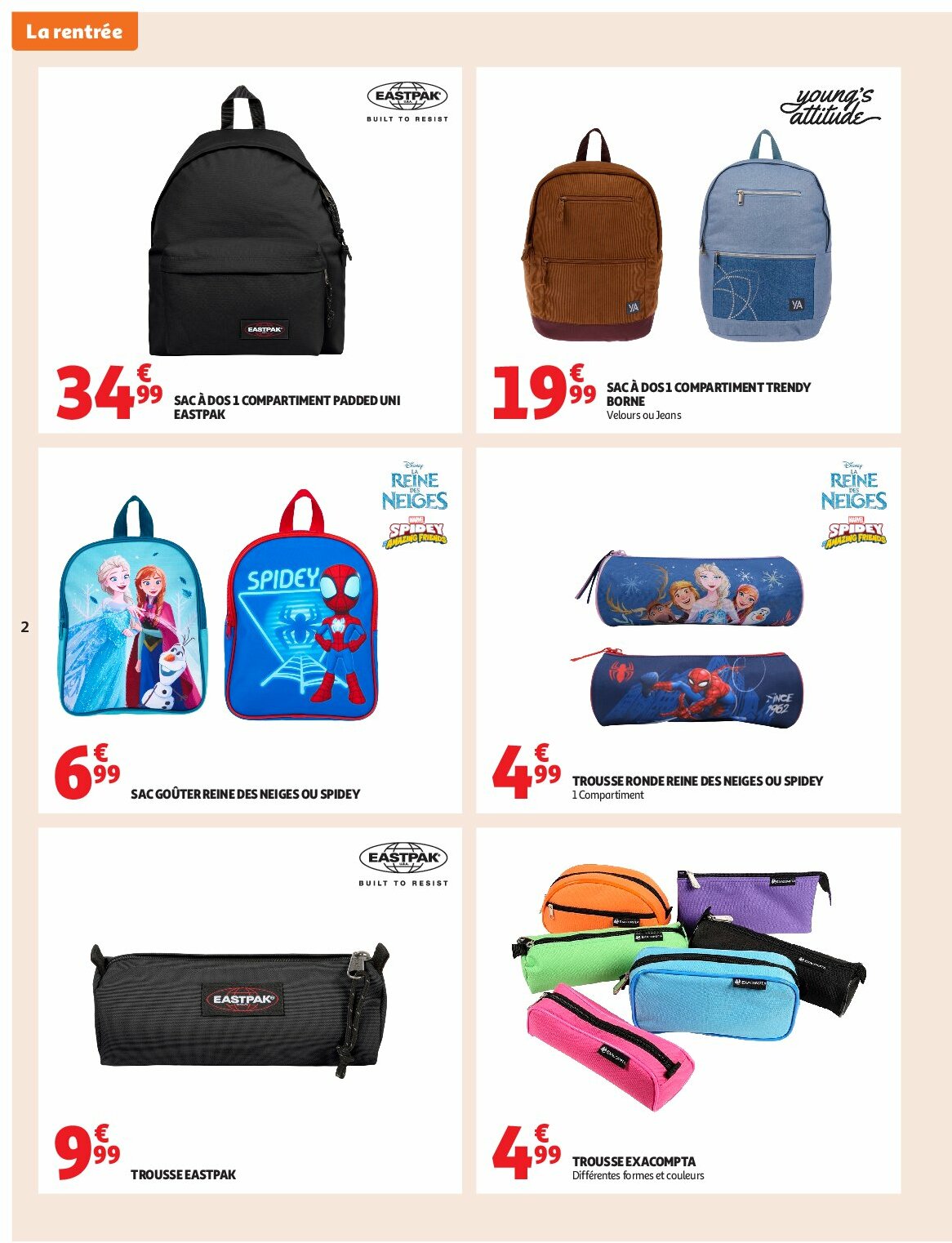 auchan - Auchan - Rentrée des classes folder geldig vanaf 19/08 - 06/09 - page: 2