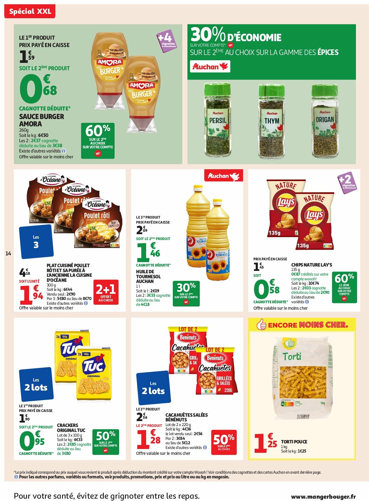 auchan - Auchan - XXL : En gros, vous êtes toujours gagnant dans votre super folder geldig vanaf 19/08 - 30/08 - page: 14