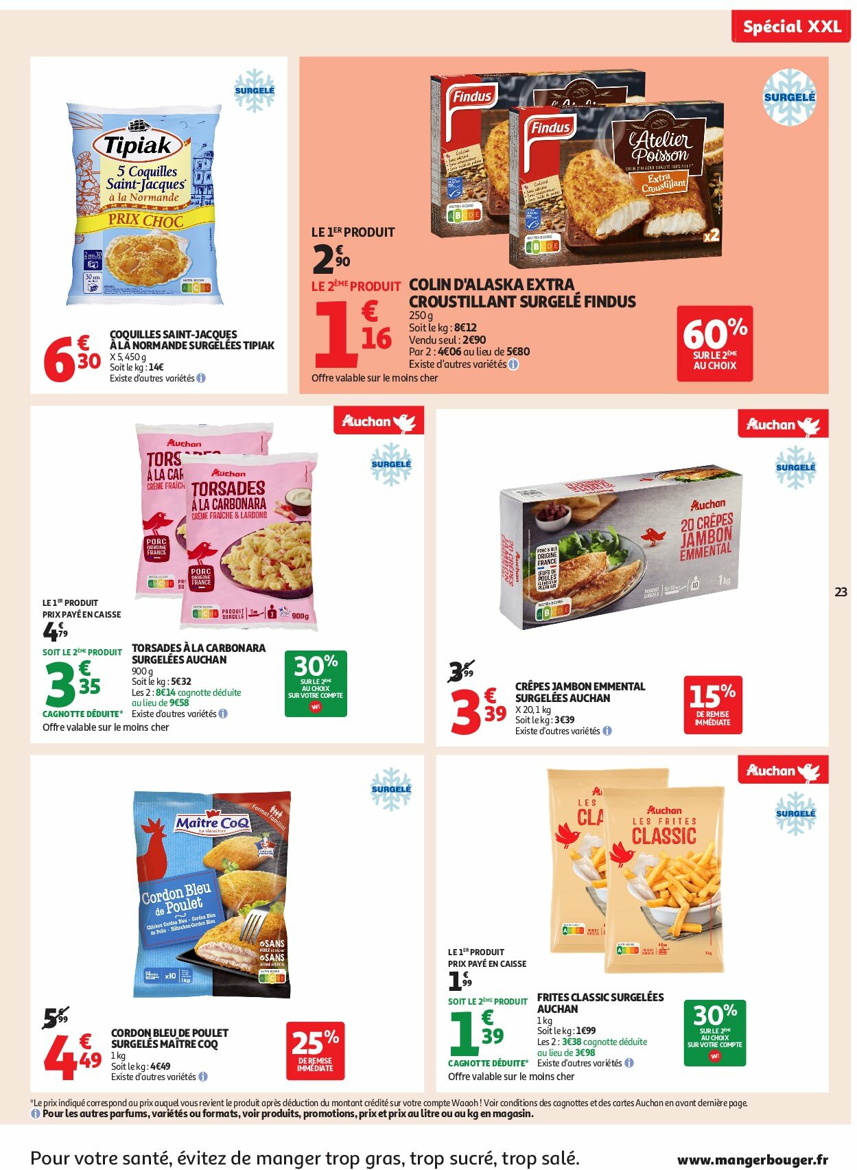 auchan - Auchan - XXL : En gros, vous êtes toujours gagnant dans votre super folder geldig vanaf 19/08 - 30/08 - page: 23