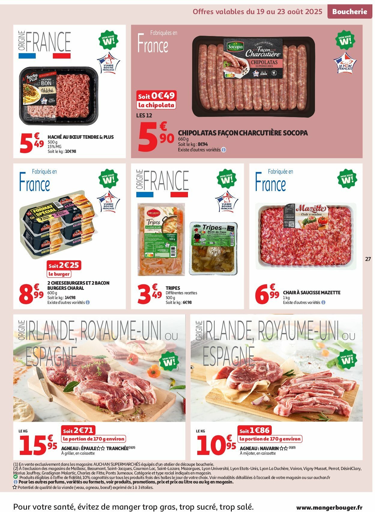 auchan - Auchan - XXL : En gros, vous êtes toujours gagnant dans votre super folder geldig vanaf 19/08 - 30/08 - page: 27