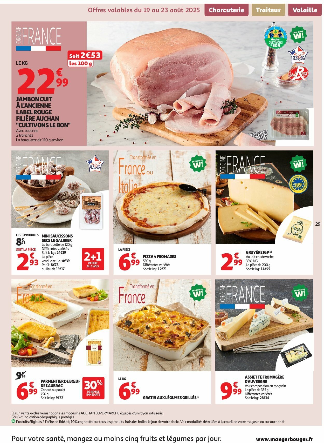 auchan - Auchan - XXL : En gros, vous êtes toujours gagnant dans votre super folder geldig vanaf 19/08 - 30/08 - page: 29