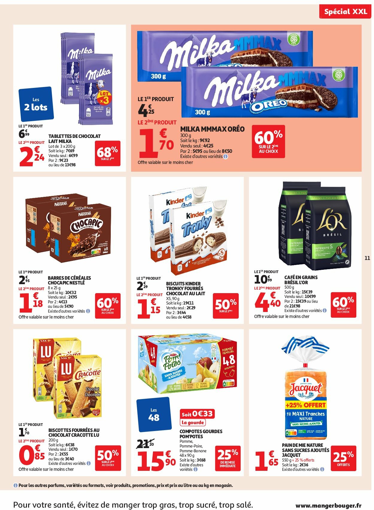 auchan - Auchan - XXL : En gros, vous êtes toujours gagnant dans votre super folder geldig vanaf 19/08 - 30/08 - page: 11