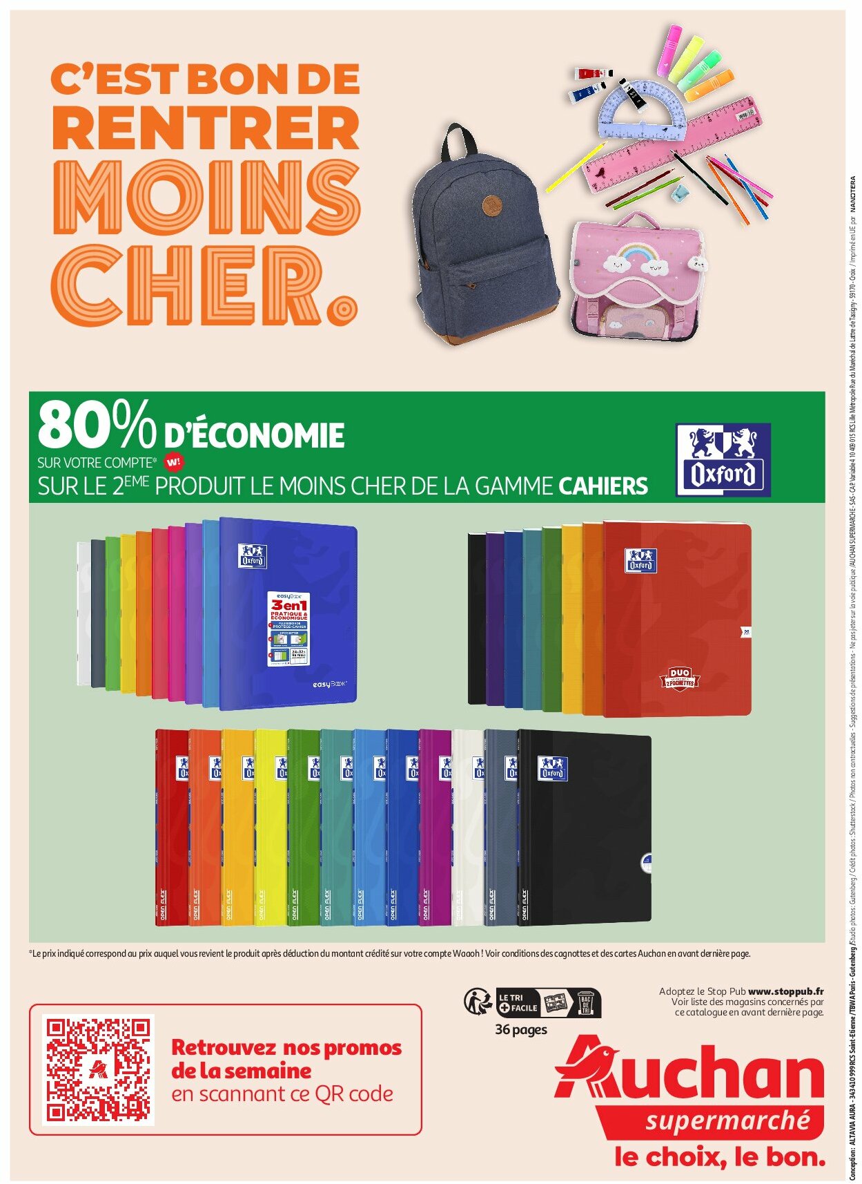 auchan - Auchan - XXL : En gros, vous êtes toujours gagnant dans votre super folder geldig vanaf 19/08 - 30/08 - page: 36