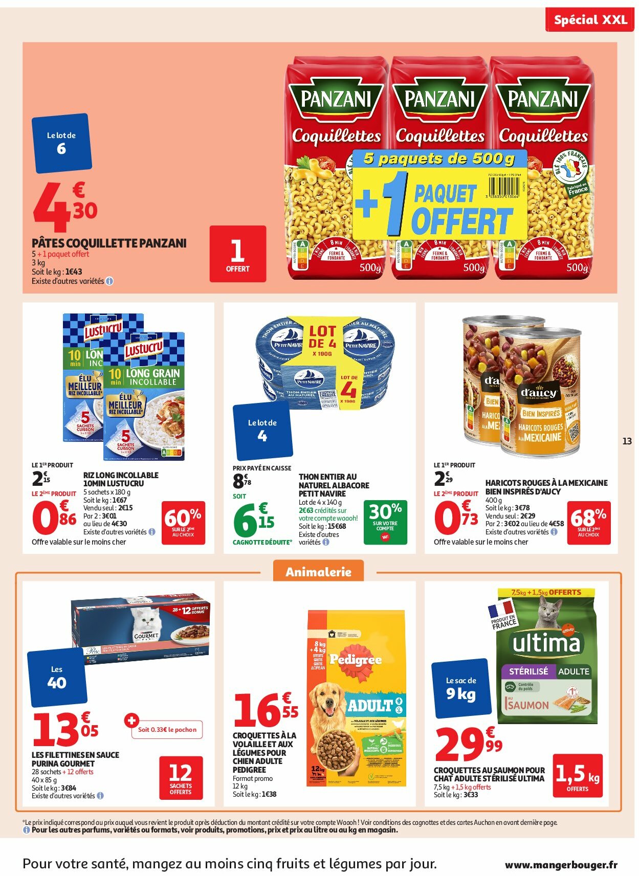 auchan - Auchan - XXL : En gros, vous êtes toujours gagnant dans votre super folder geldig vanaf 19/08 - 30/08 - page: 13