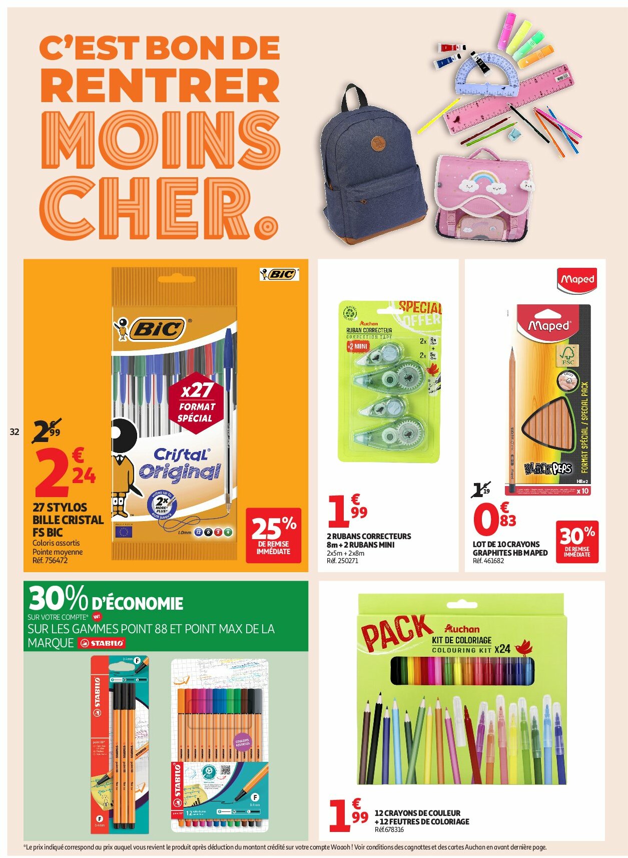 auchan - Auchan - XXL : En gros, vous êtes toujours gagnant dans votre super folder geldig vanaf 19/08 - 30/08 - page: 32