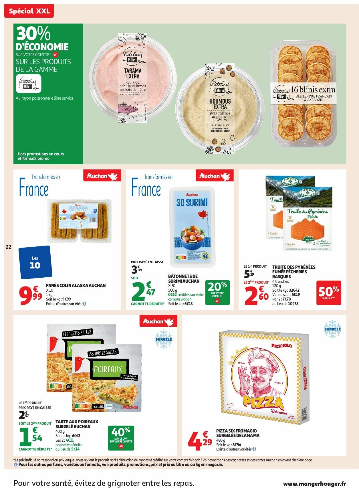 auchan - Auchan - XXL : En gros, vous êtes toujours gagnant dans votre super folder geldig vanaf 19/08 - 30/08 - page: 22