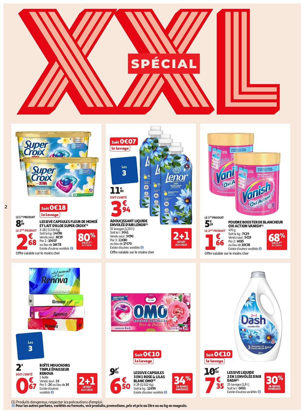auchan - Auchan - XXL : En gros, vous êtes toujours gagnant dans votre super folder geldig vanaf 19/08 - 30/08 - page: 2
