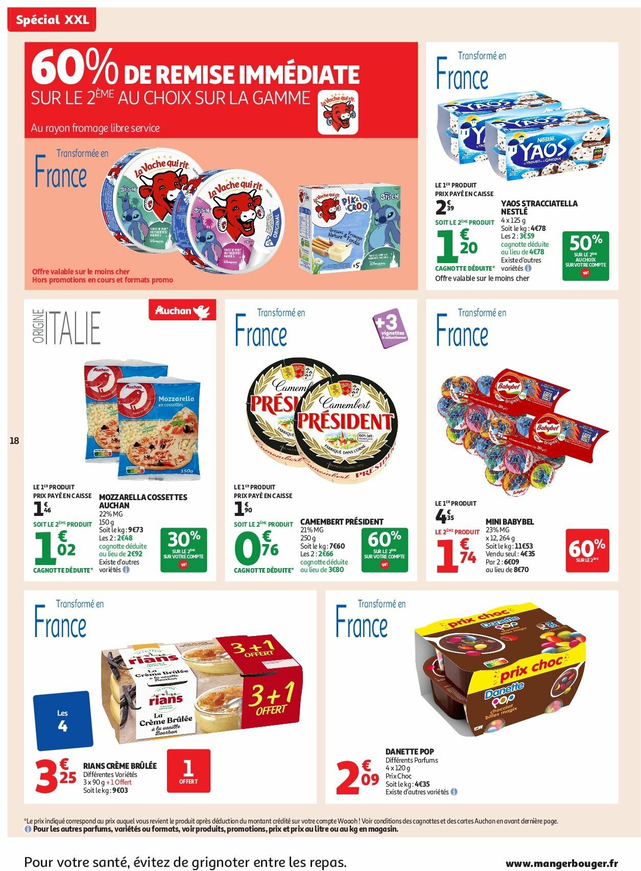 auchan - Auchan - XXL : En gros, vous êtes toujours gagnant dans votre super folder geldig vanaf 19/08 - 30/08 - page: 18