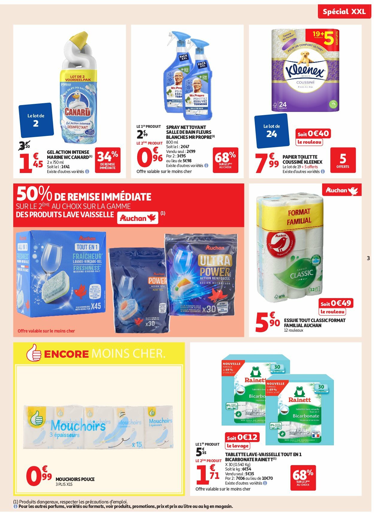 auchan - Auchan - XXL : En gros, vous êtes toujours gagnant dans votre super folder geldig vanaf 19/08 - 30/08 - page: 3