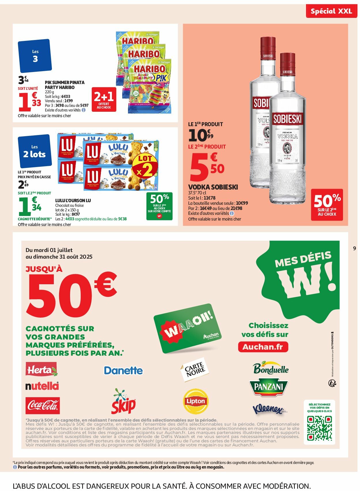 auchan - Auchan - XXL : En gros, vous êtes toujours gagnant dans votre super folder geldig vanaf 19/08 - 30/08 - page: 9