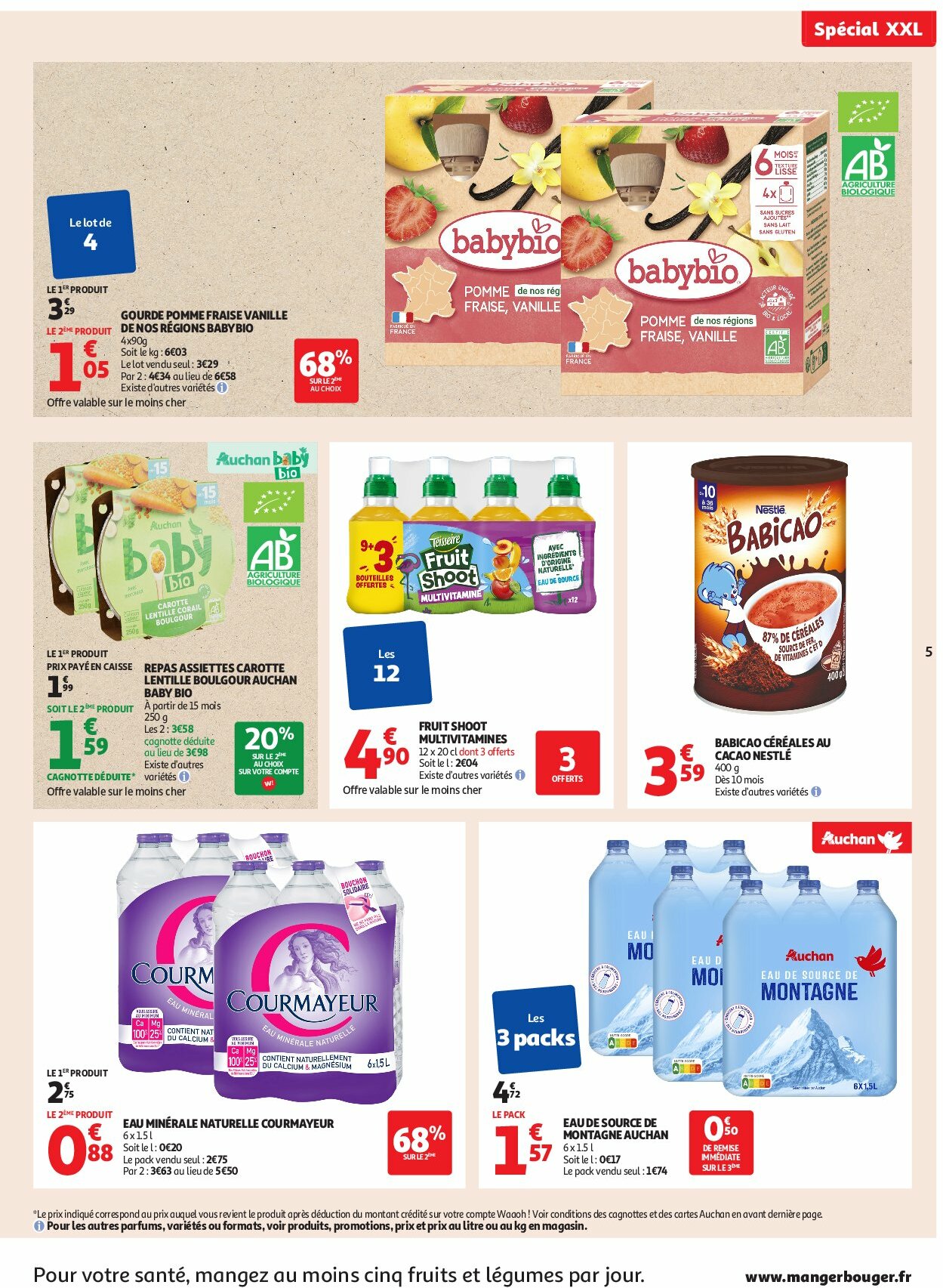 auchan - Auchan - XXL : En gros, vous êtes toujours gagnant dans votre super folder geldig vanaf 19/08 - 30/08 - page: 5