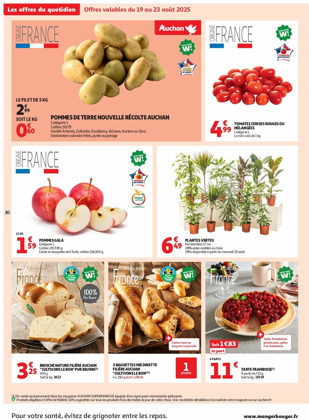 auchan - Auchan - XXL : En gros, vous êtes toujours gagnant dans votre super folder geldig vanaf 19/08 - 30/08 - page: 30