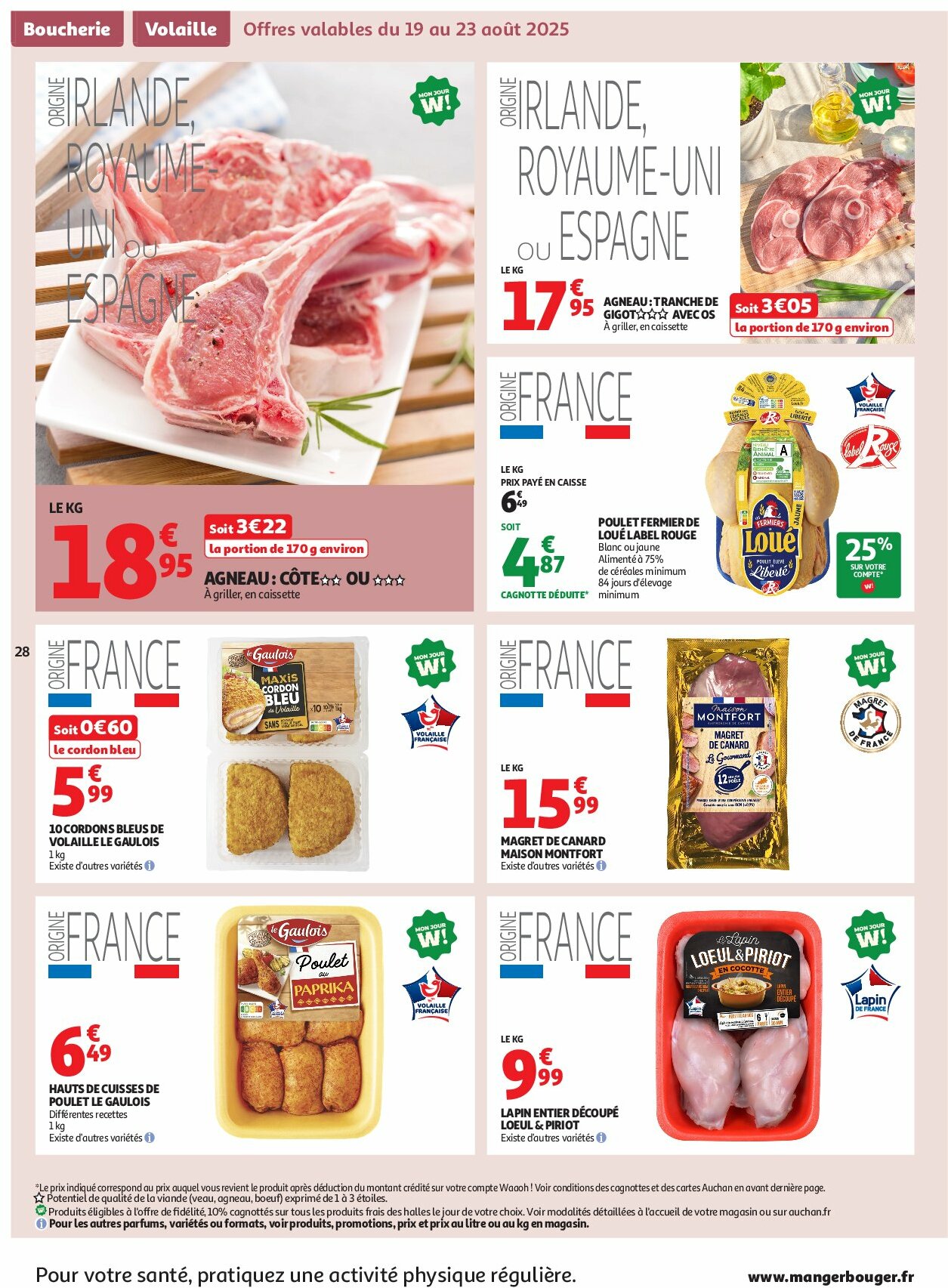 auchan - Auchan - XXL : En gros, vous êtes toujours gagnant dans votre super folder geldig vanaf 19/08 - 30/08 - page: 28