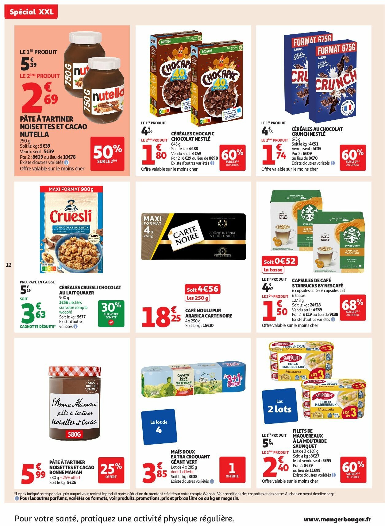 auchan - Auchan - XXL : En gros, vous êtes toujours gagnant dans votre super folder geldig vanaf 19/08 - 30/08 - page: 12