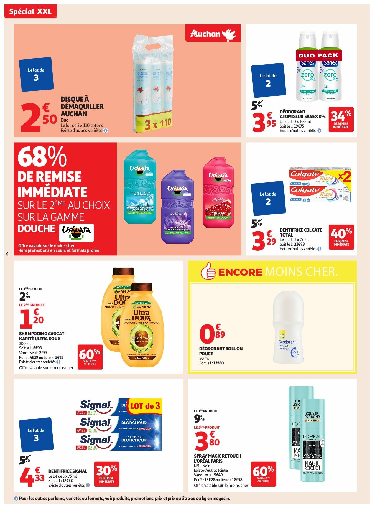 auchan - Auchan - XXL : En gros, vous êtes toujours gagnant dans votre super folder geldig vanaf 19/08 - 30/08 - page: 4