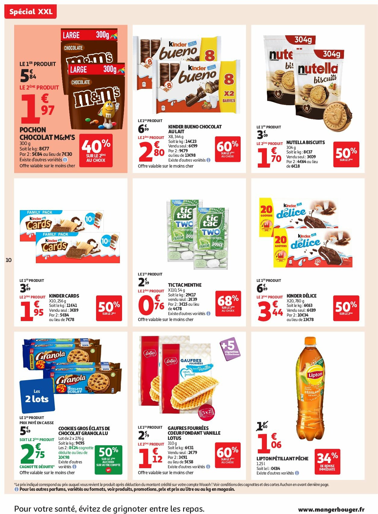 auchan - Auchan - XXL : En gros, vous êtes toujours gagnant dans votre super folder geldig vanaf 19/08 - 30/08 - page: 10