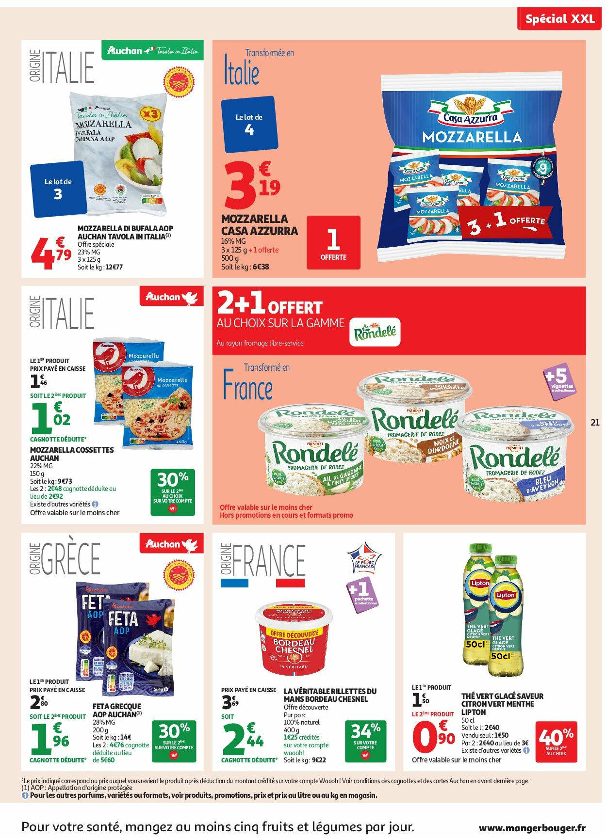 auchan - Auchan - En gros, vous êtes toujours gagnant folder geldig vanaf 19/08 - 31/08 - page: 21 auchan - Auchan - En gros, vous êtes toujours gagnant folder geldig vanaf 19/08 - 31/08 - page: 21