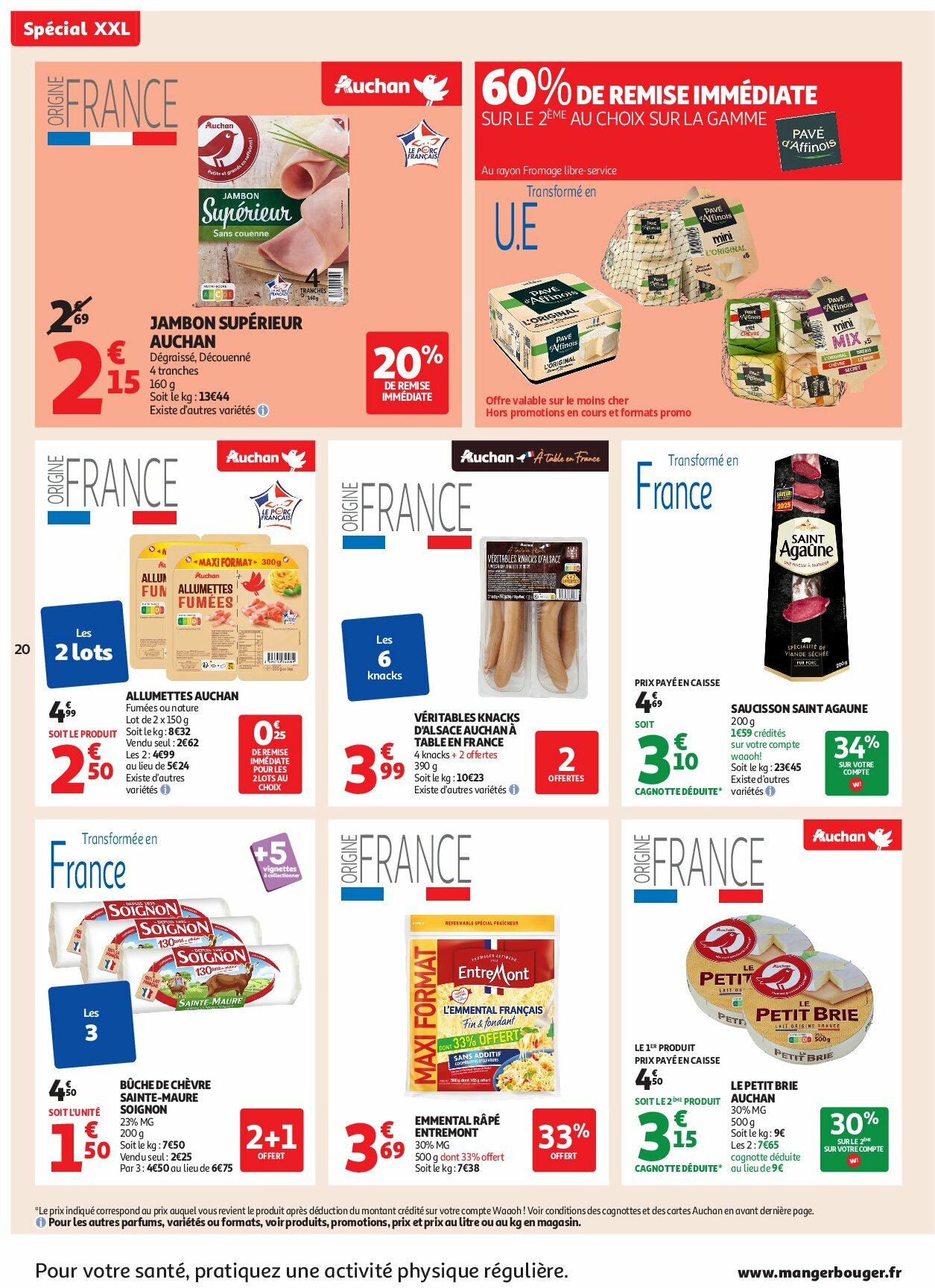 auchan - Auchan - En gros, vous êtes toujours gagnant folder geldig vanaf 19/08 - 31/08 - page: 20 auchan - Auchan - En gros, vous êtes toujours gagnant folder geldig vanaf 19/08 - 31/08 - page: 20