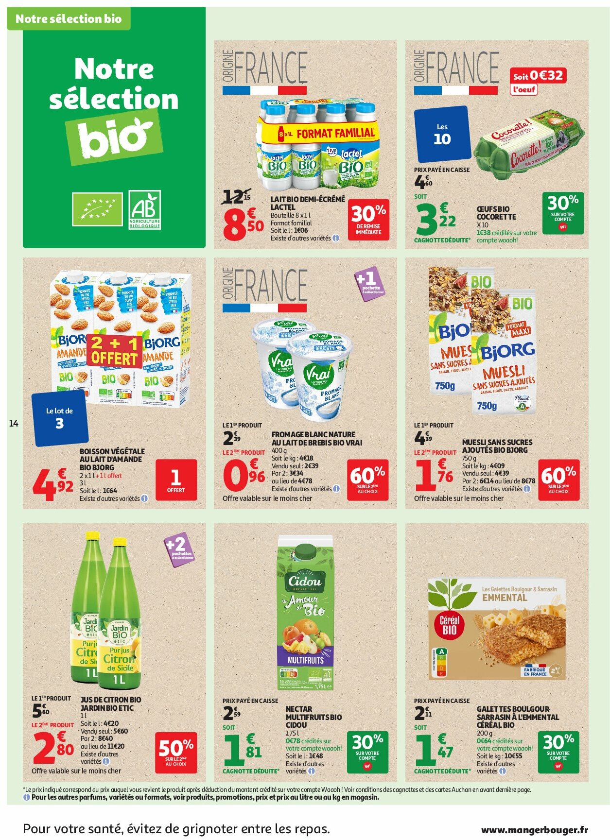 auchan - Auchan - En gros, vous êtes toujours gagnant folder geldig vanaf 19/08 - 31/08 - page: 14 auchan - Auchan - En gros, vous êtes toujours gagnant folder geldig vanaf 19/08 - 31/08 - page: 14