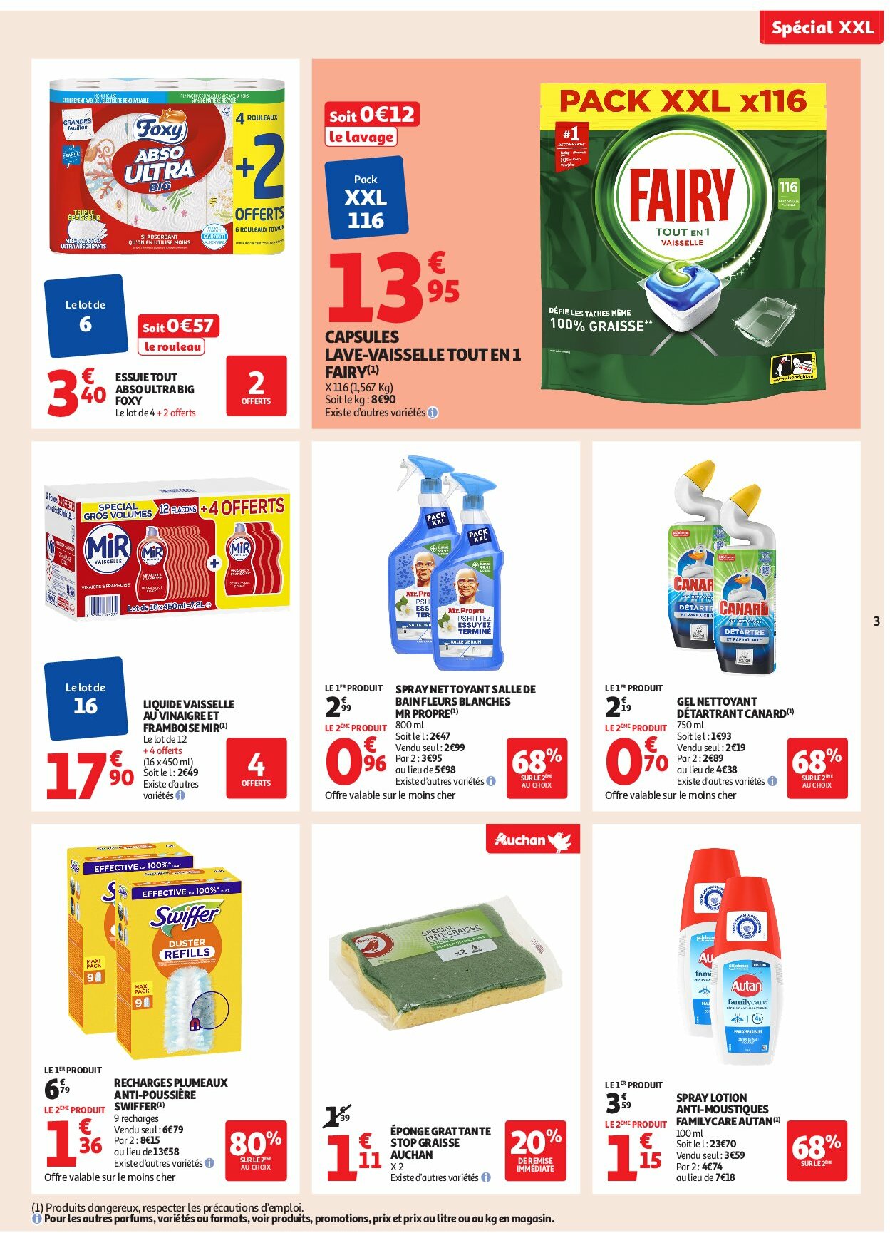 auchan - Auchan - En gros, vous êtes toujours gagnant folder geldig vanaf 19/08 - 31/08 - page: 3 auchan - Auchan - En gros, vous êtes toujours gagnant folder geldig vanaf 19/08 - 31/08 - page: 3