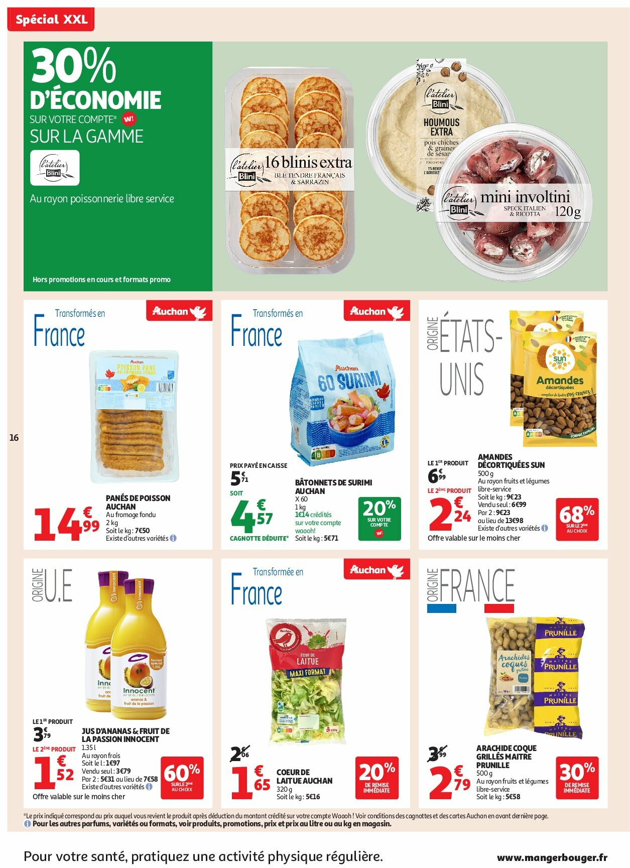auchan - Auchan - En gros, vous êtes toujours gagnant folder geldig vanaf 19/08 - 31/08 - page: 16 auchan - Auchan - En gros, vous êtes toujours gagnant folder geldig vanaf 19/08 - 31/08 - page: 16