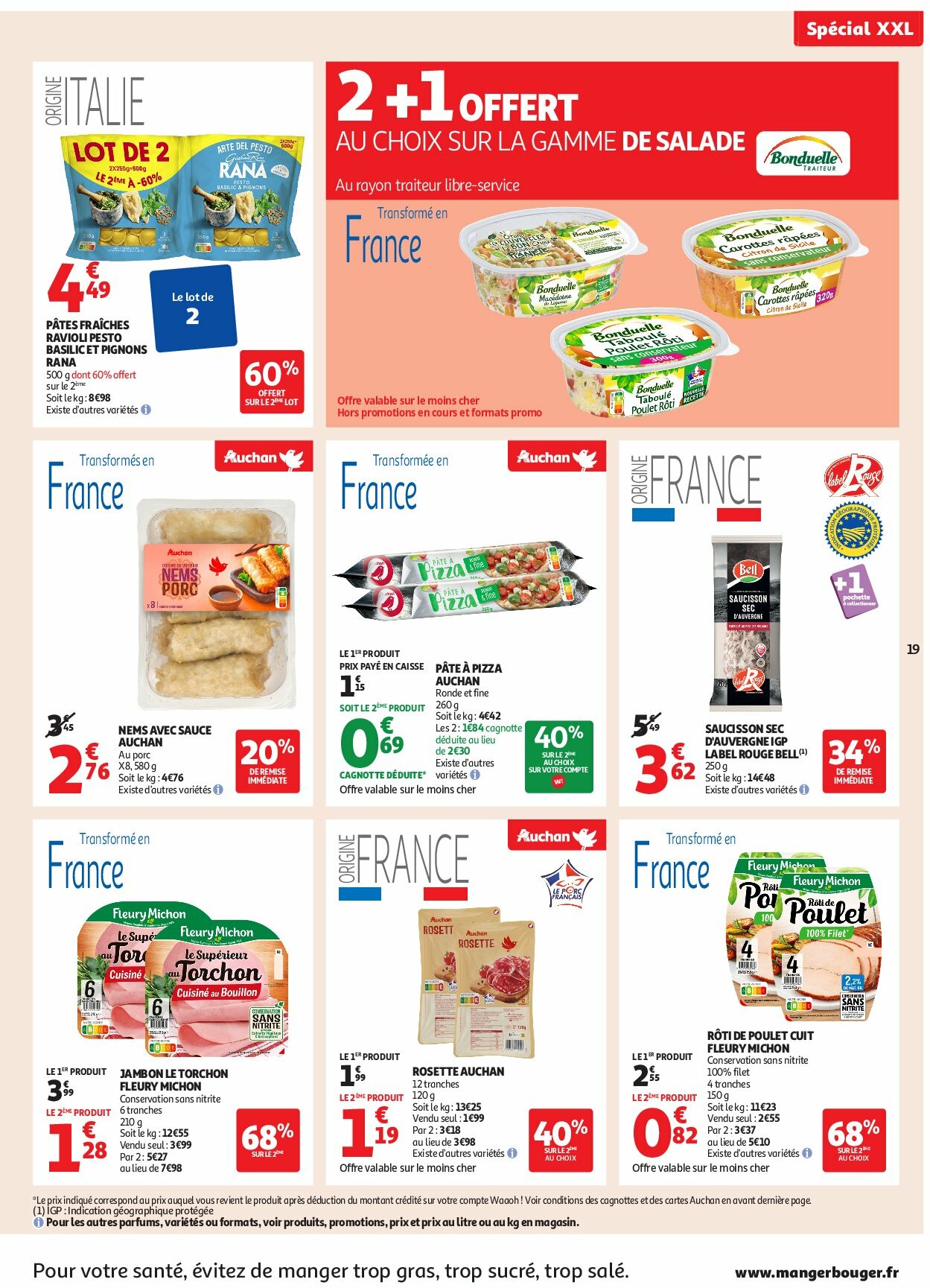 auchan - Auchan - En gros, vous êtes toujours gagnant folder geldig vanaf 19/08 - 31/08 - page: 19 auchan - Auchan - En gros, vous êtes toujours gagnant folder geldig vanaf 19/08 - 31/08 - page: 19