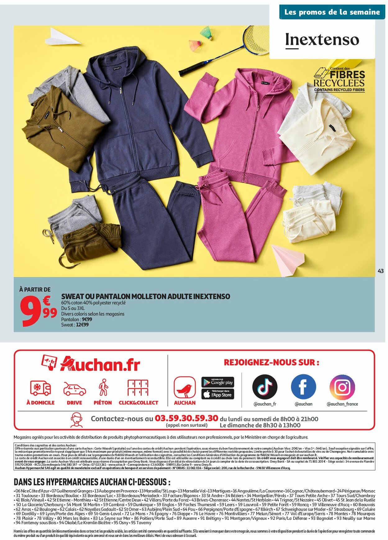 auchan - Auchan - En gros, vous êtes toujours gagnant folder geldig vanaf 19/08 - 31/08 - page: 43 auchan - Auchan - En gros, vous êtes toujours gagnant folder geldig vanaf 19/08 - 31/08 - page: 43