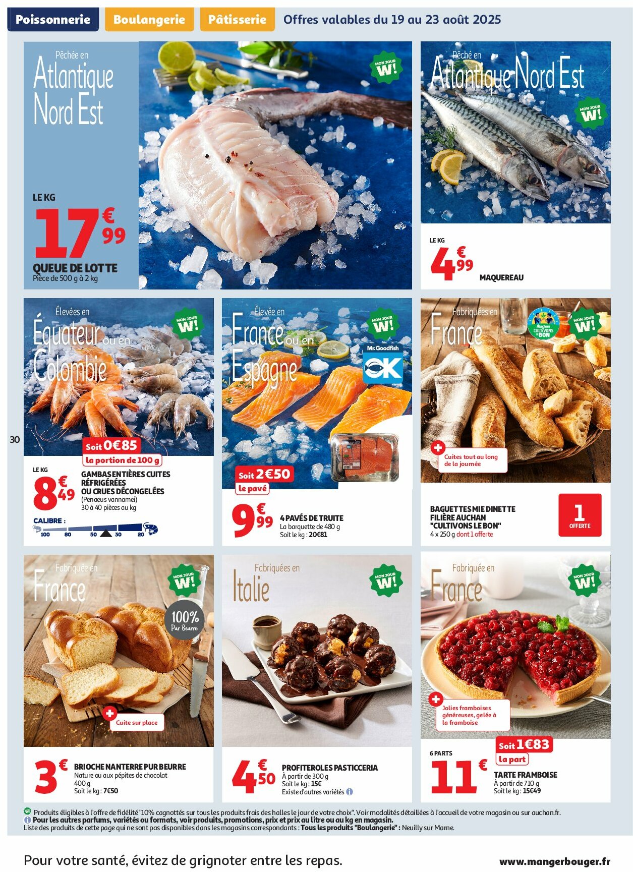 auchan - Auchan - En gros, vous êtes toujours gagnant folder geldig vanaf 19/08 - 31/08 - page: 30 auchan - Auchan - En gros, vous êtes toujours gagnant folder geldig vanaf 19/08 - 31/08 - page: 30