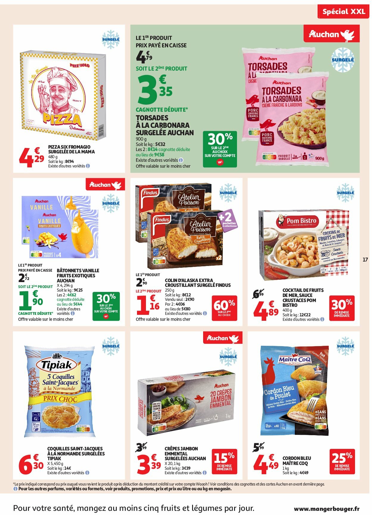 auchan - Auchan - En gros, vous êtes toujours gagnant folder geldig vanaf 19/08 - 31/08 - page: 17 auchan - Auchan - En gros, vous êtes toujours gagnant folder geldig vanaf 19/08 - 31/08 - page: 17