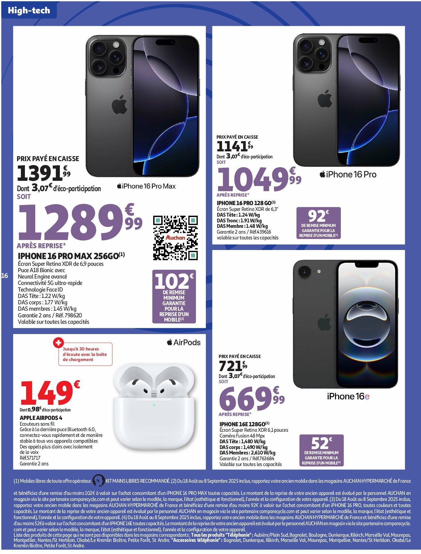 auchan - Auchan - Rentrée des classes 2 folder geldig vanaf 19/08 - 07/09 - page: 16 auchan - Auchan - Rentrée des classes 2 folder geldig vanaf 19/08 - 07/09 - page: 16