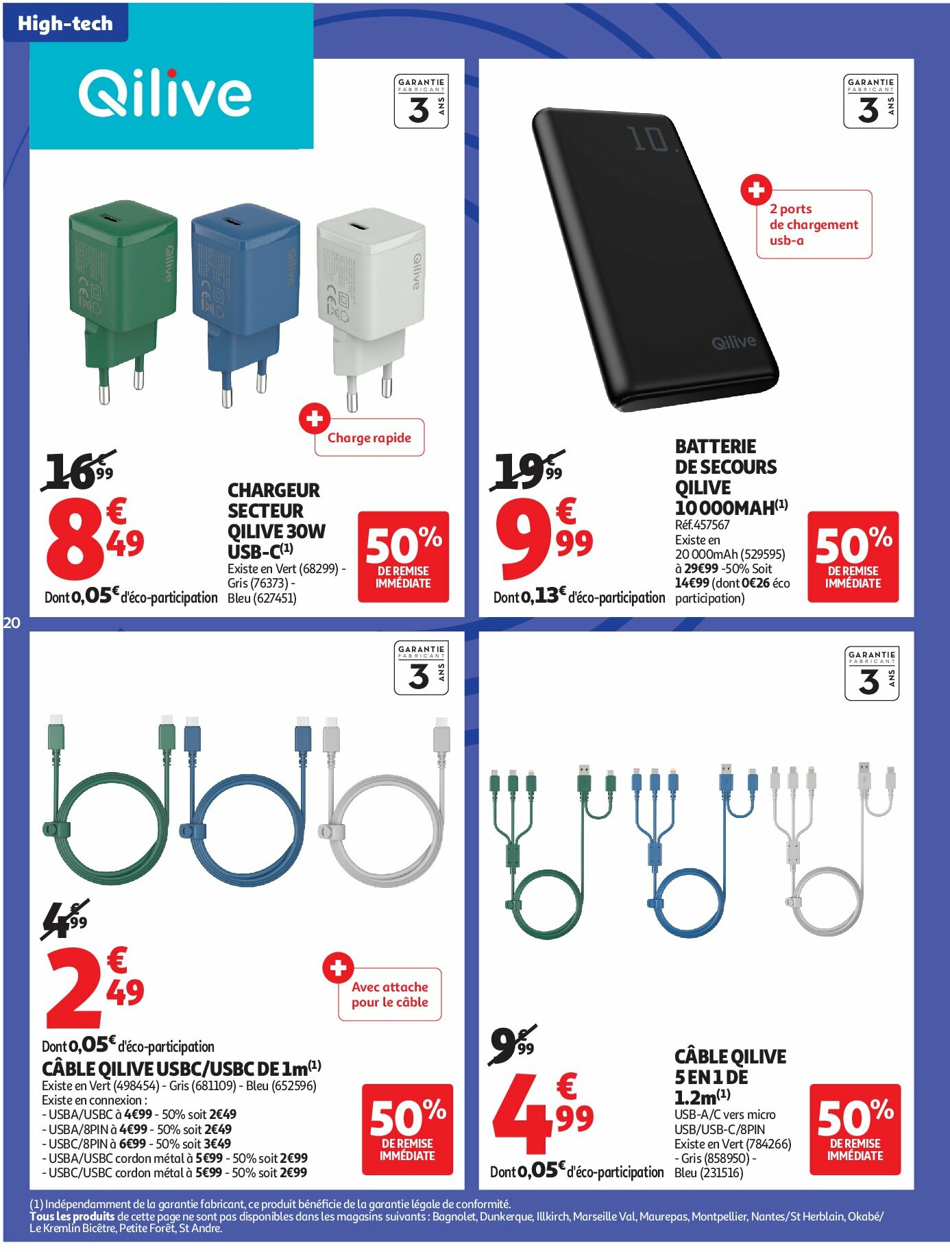 auchan - Auchan - Rentrée des classes 2 folder geldig vanaf 19/08 - 07/09 - page: 20 auchan - Auchan - Rentrée des classes 2 folder geldig vanaf 19/08 - 07/09 - page: 20