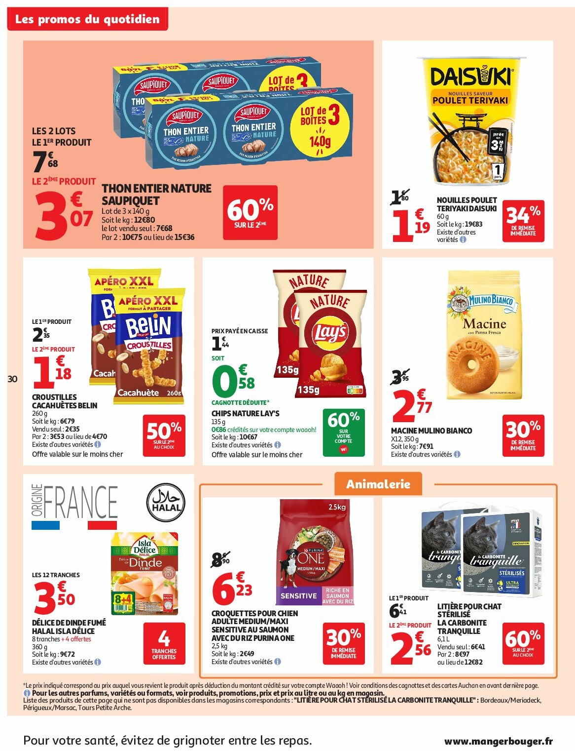 auchan - Auchan - Des prix bas dès les premiers pas folder geldig vanaf 26/08 - 07/09 - page: 30 auchan - Auchan - Des prix bas dès les premiers pas folder geldig vanaf 26/08 - 07/09 - page: 30
