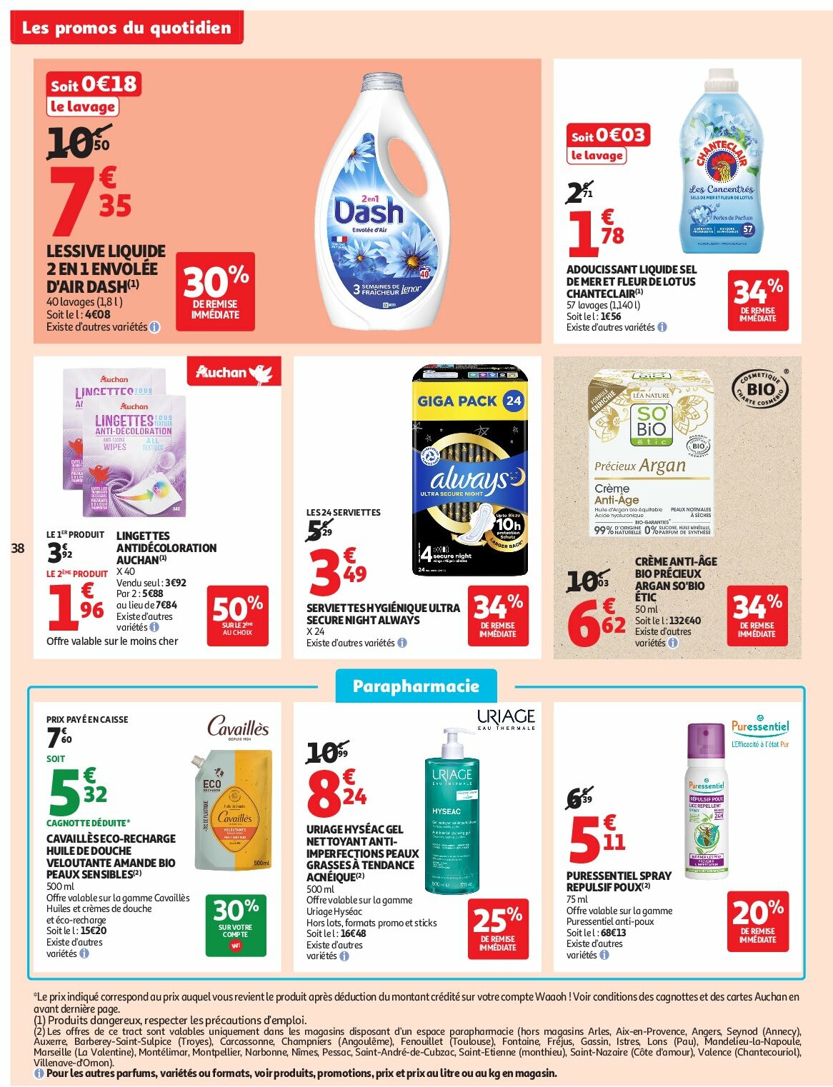 auchan - Auchan - Des prix bas dès les premiers pas folder geldig vanaf 26/08 - 07/09 - page: 38 auchan - Auchan - Des prix bas dès les premiers pas folder geldig vanaf 26/08 - 07/09 - page: 38