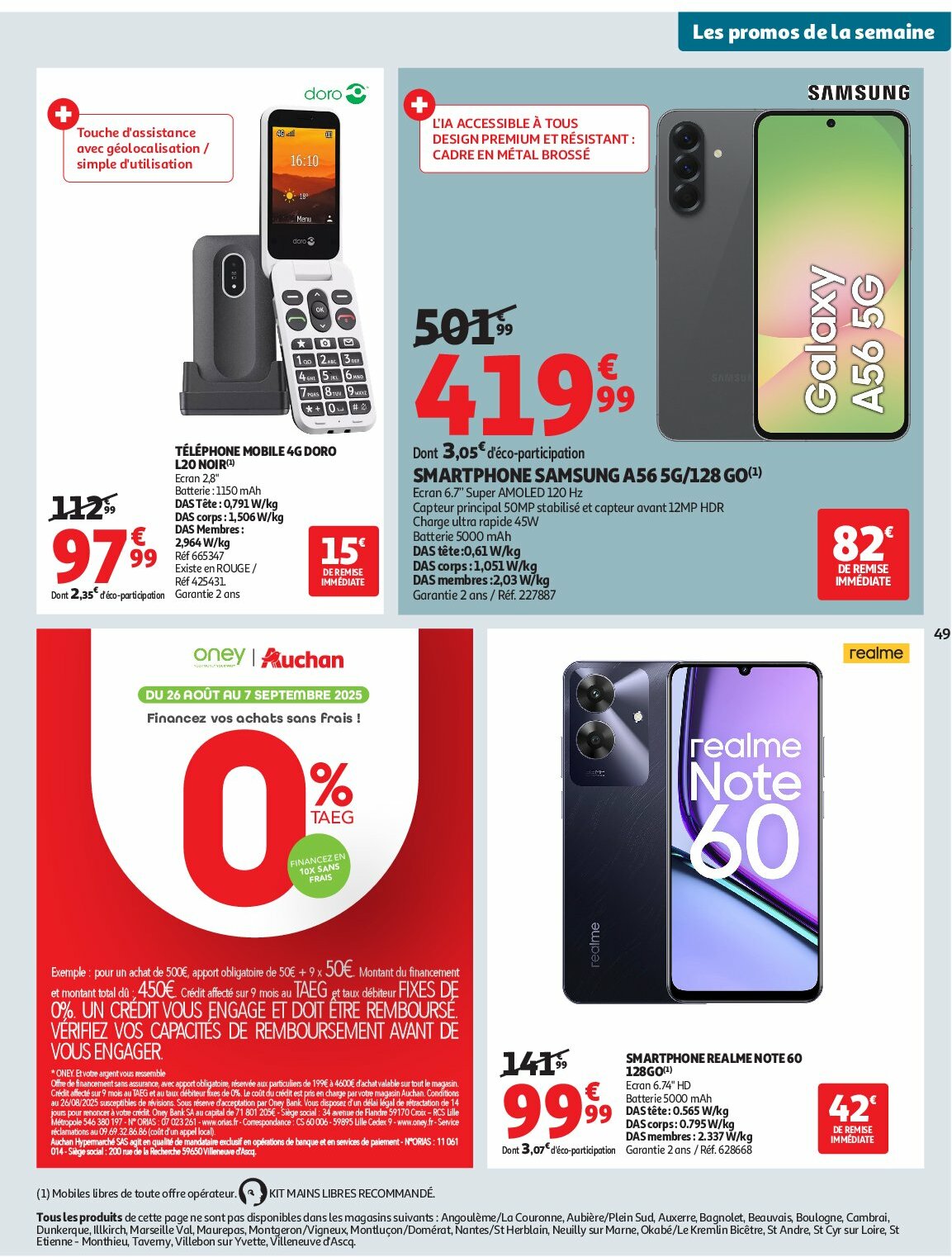 auchan - Auchan - Des prix bas dès les premiers pas folder geldig vanaf 26/08 - 07/09 - page: 49 auchan - Auchan - Des prix bas dès les premiers pas folder geldig vanaf 26/08 - 07/09 - page: 49