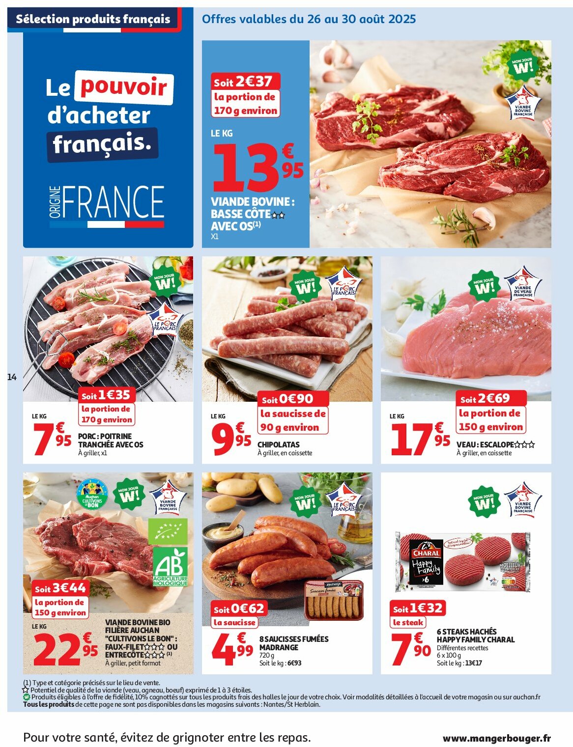 auchan - Auchan - Des prix bas dès les premiers pas folder geldig vanaf 26/08 - 07/09 - page: 14 auchan - Auchan - Des prix bas dès les premiers pas folder geldig vanaf 26/08 - 07/09 - page: 14