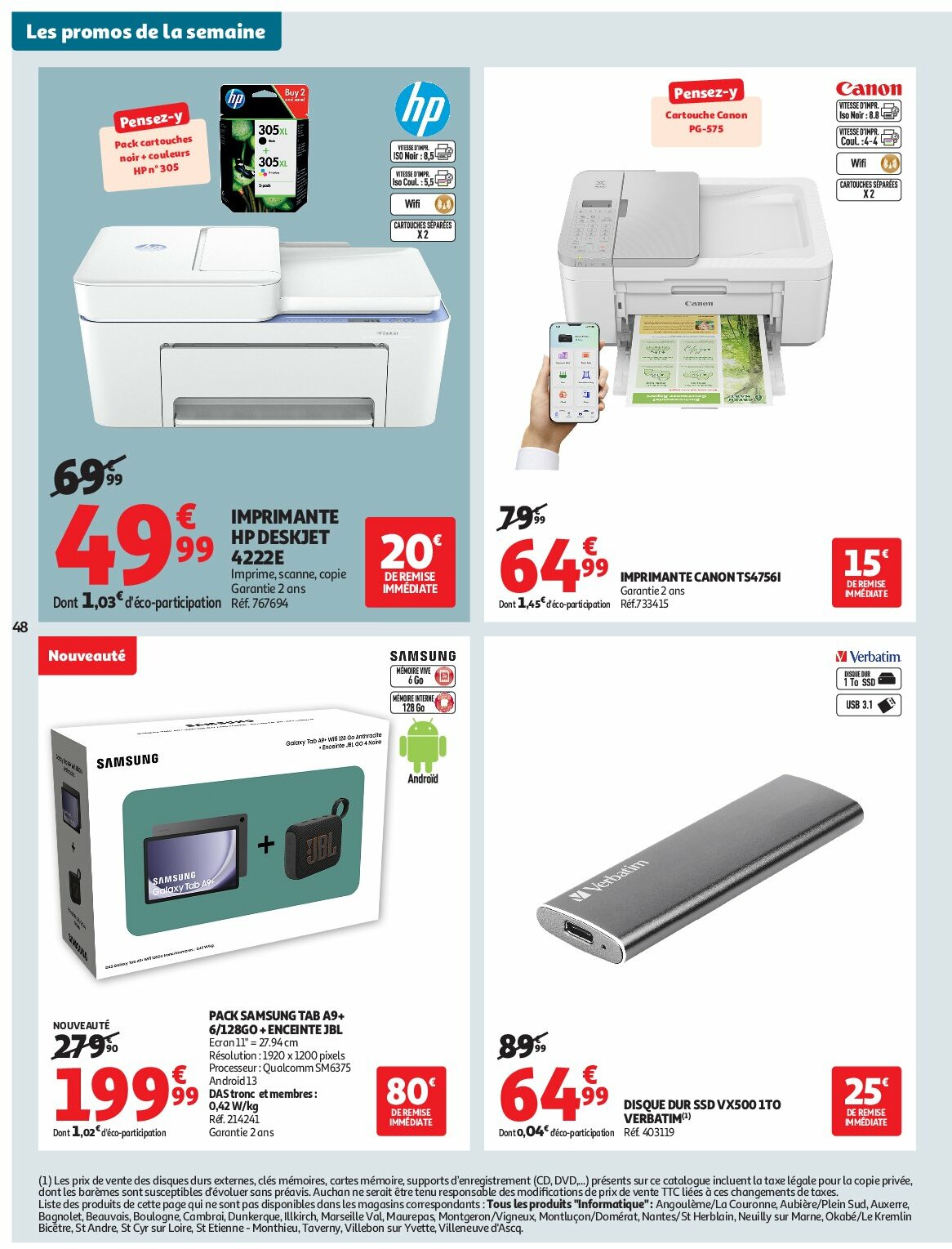 auchan - Auchan - Des prix bas dès les premiers pas folder geldig vanaf 26/08 - 07/09 - page: 48 auchan - Auchan - Des prix bas dès les premiers pas folder geldig vanaf 26/08 - 07/09 - page: 48