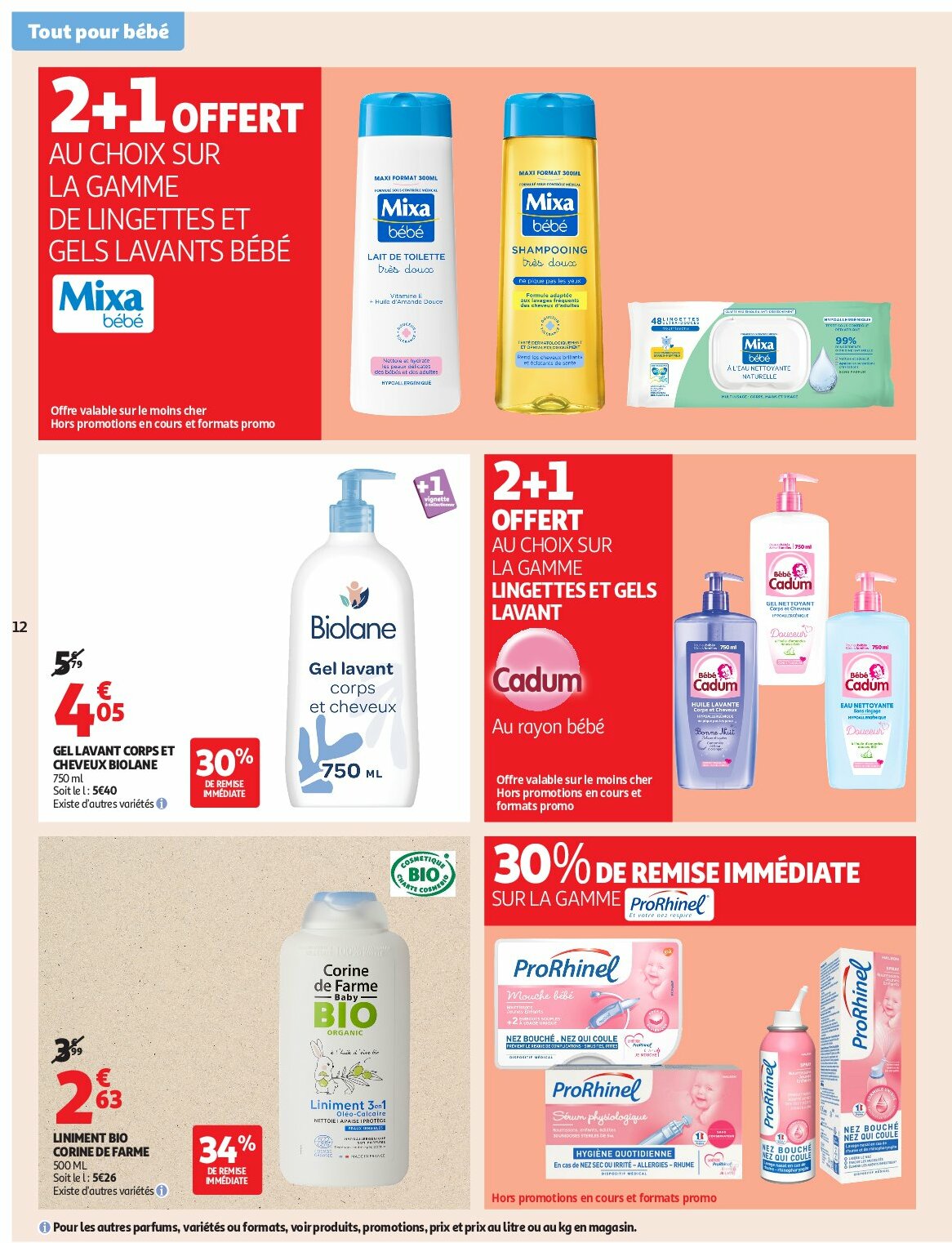 auchan - Auchan - Des prix bas dès les premiers pas folder geldig vanaf 26/08 - 07/09 - page: 12 auchan - Auchan - Des prix bas dès les premiers pas folder geldig vanaf 26/08 - 07/09 - page: 12