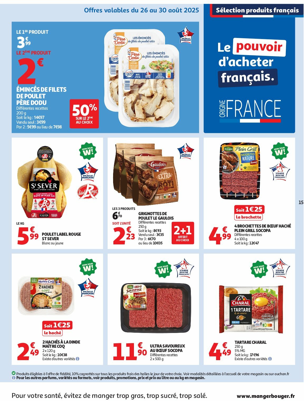 auchan - Auchan - Des prix bas dès les premiers pas folder geldig vanaf 26/08 - 07/09 - page: 15 auchan - Auchan - Des prix bas dès les premiers pas folder geldig vanaf 26/08 - 07/09 - page: 15