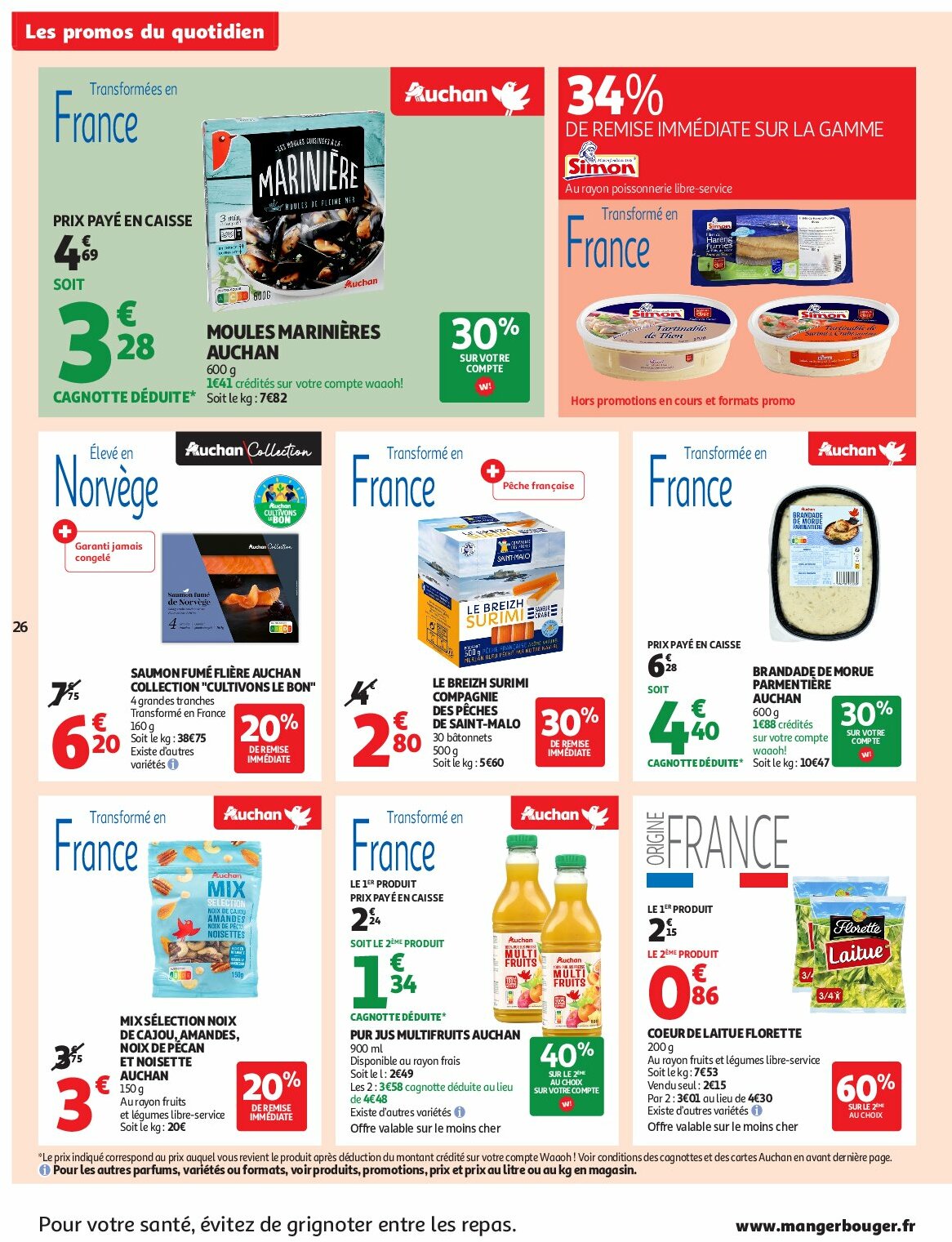 auchan - Auchan - Des prix bas dès les premiers pas folder geldig vanaf 26/08 - 07/09 - page: 26 auchan - Auchan - Des prix bas dès les premiers pas folder geldig vanaf 26/08 - 07/09 - page: 26