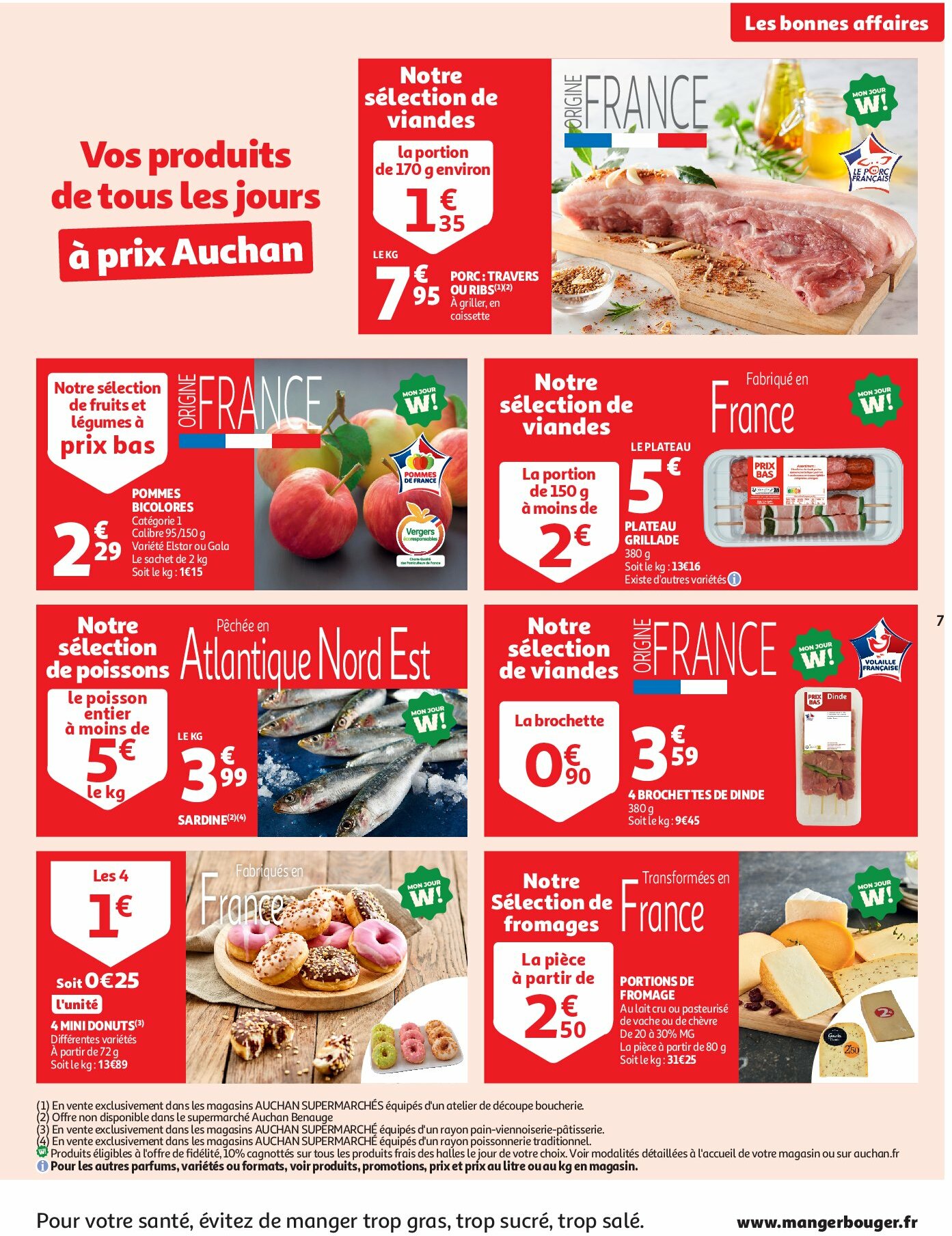 auchan - Auchan supermarché - Le frais, le bon moins cher folder geldig vanaf 26/08 - 30/08 - page: 7
